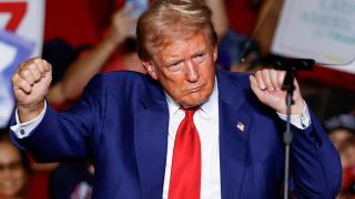 Donald Trump, durante un acto de campaña en Las Vegas, el pasado viernes.