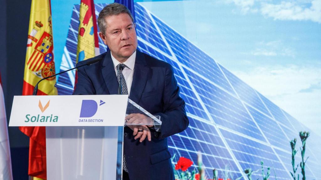 Emiliano García-Page, en un momento de su intervención.