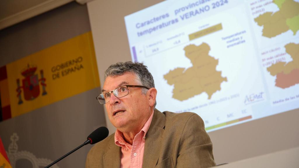 Luis Bañón, delegado de la AEMET en Castilla-La Mancha.