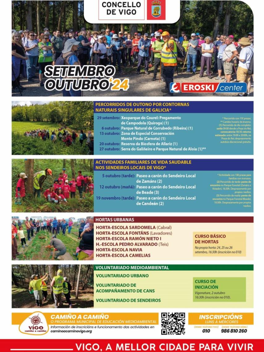 Programación Camiño a Camiño.