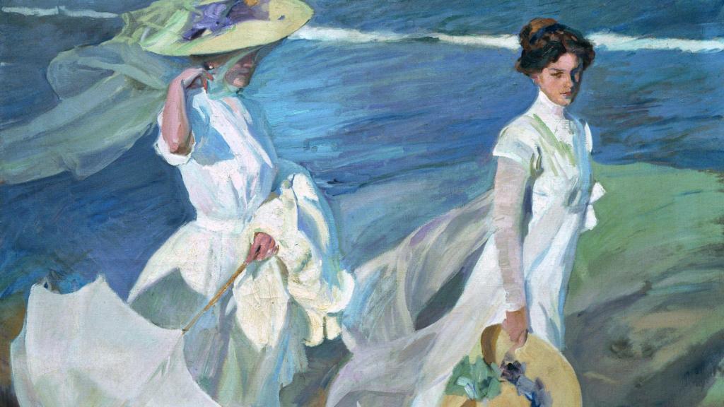 Paseo a la orilla del mar, obra de Joaquín Sorolla