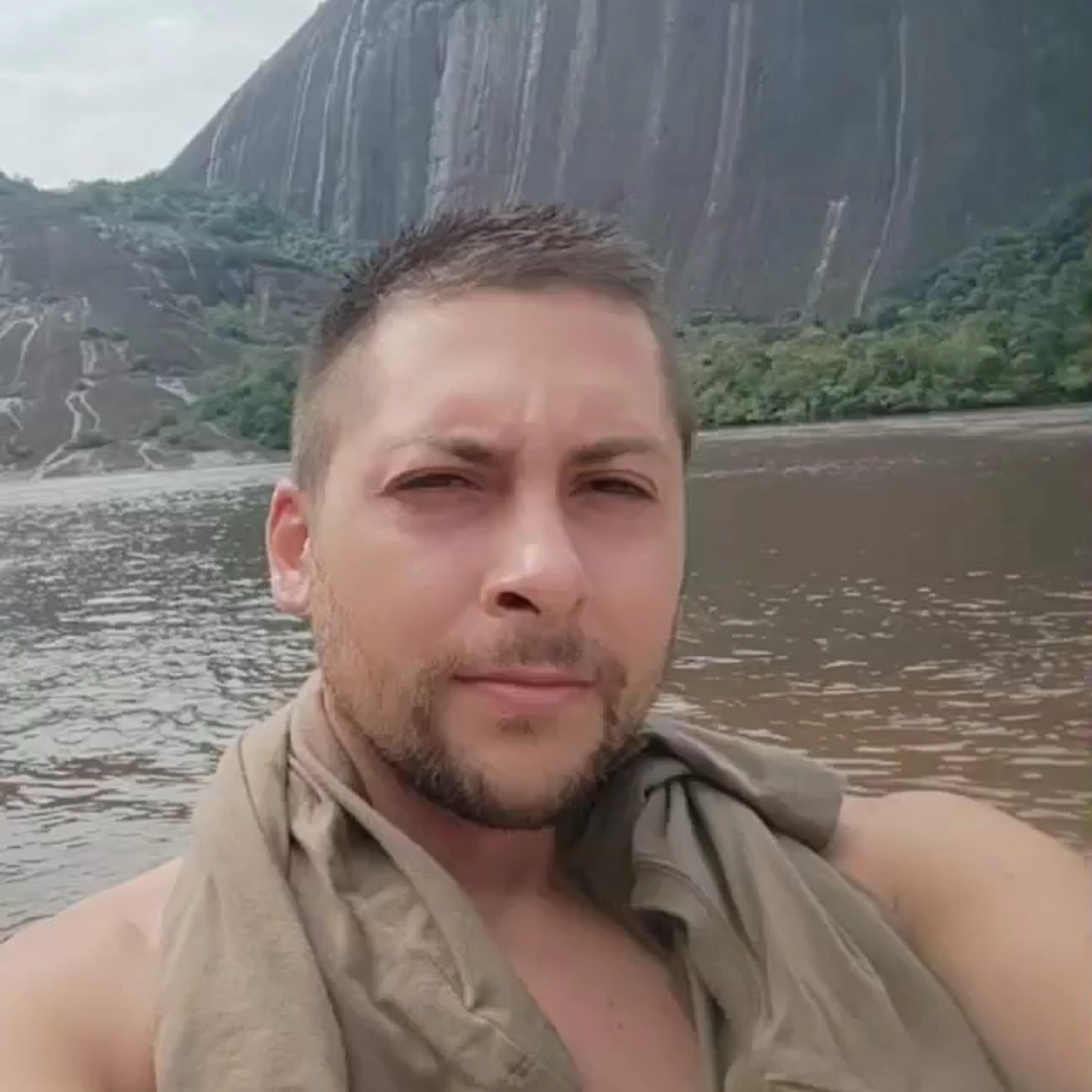 Andrés Martínez Adasme, antes de ser detenido.