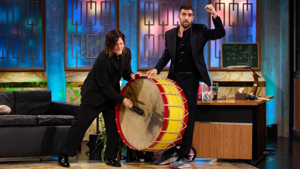 David Broncano con Norman Reedus