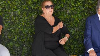 Una imagen de Zaldívar en el tanatorio.