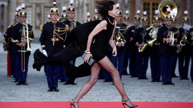 Charlotte Gainsbourg en Versalles.