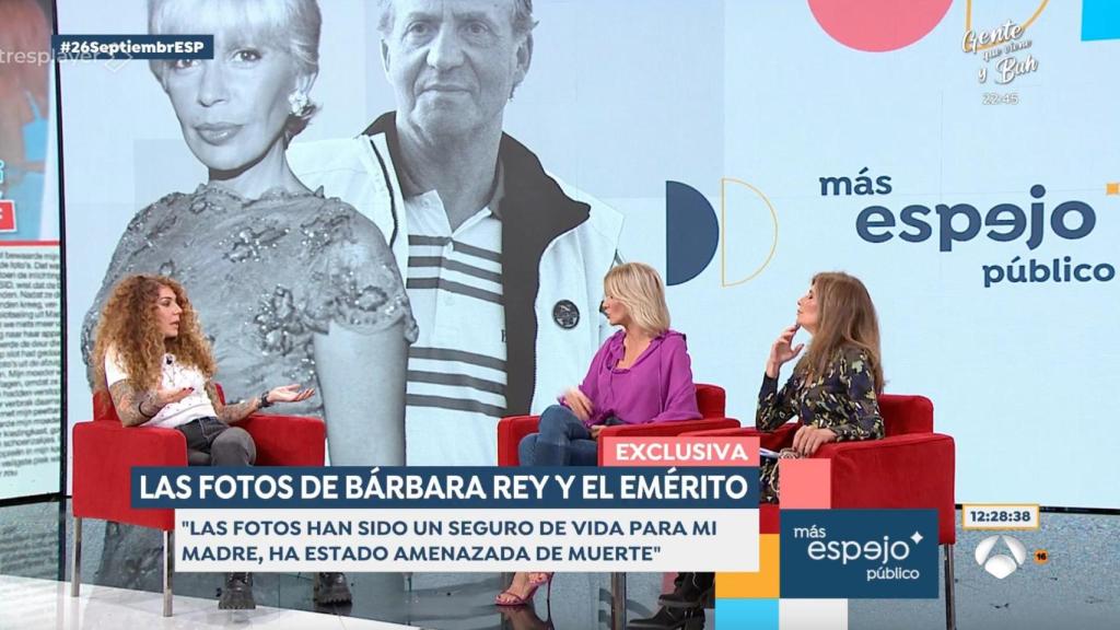 Sofía Cristo, Susanna Cristo y Gema López en 'Espejo Público'.