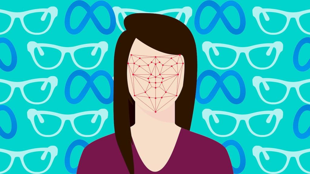 Fotomontaje con una persona siendo suplantada mediante phishing.