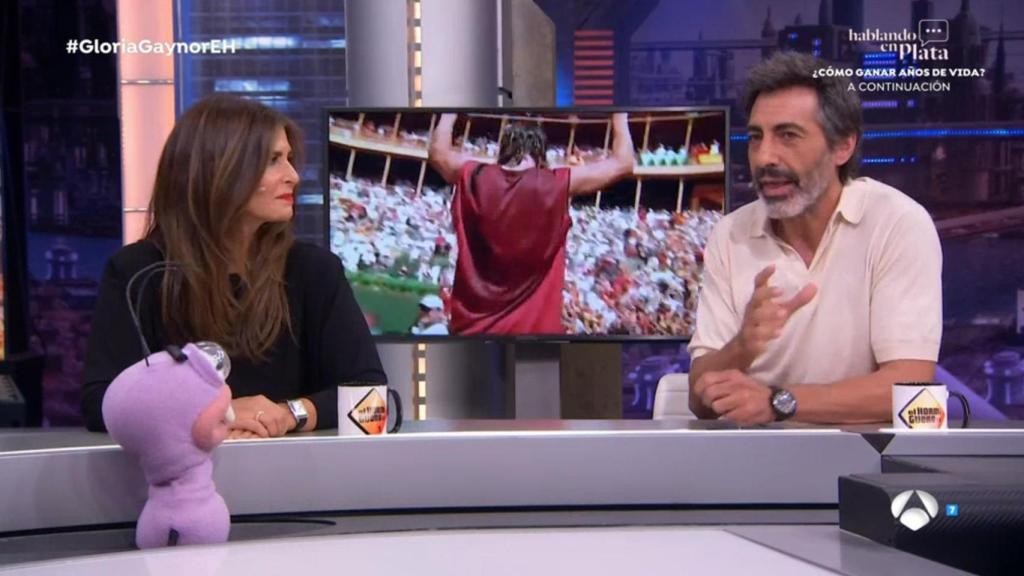 Nuria Roca y Juan del Val en 'El Hormiguero'.