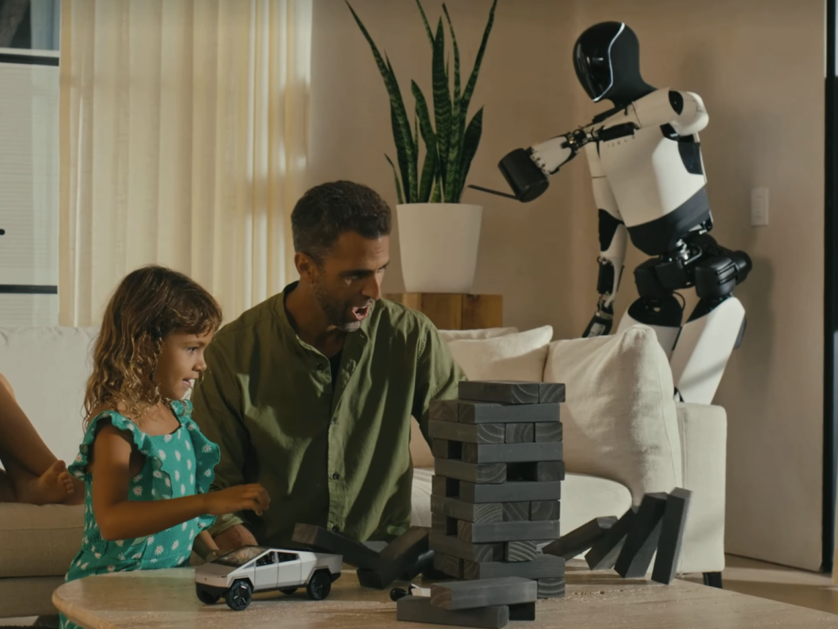 Optimus, el robot humanoide de Tesla.