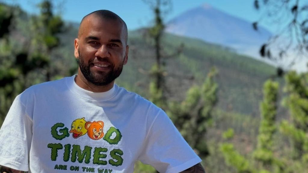 Dani Alves en su última publicación en Instagram