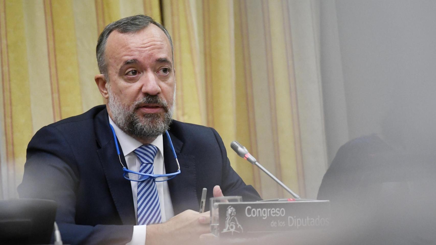 El exsecretario de Estado de Interior Francisco Martínez, en el Congreso de los Diputados.