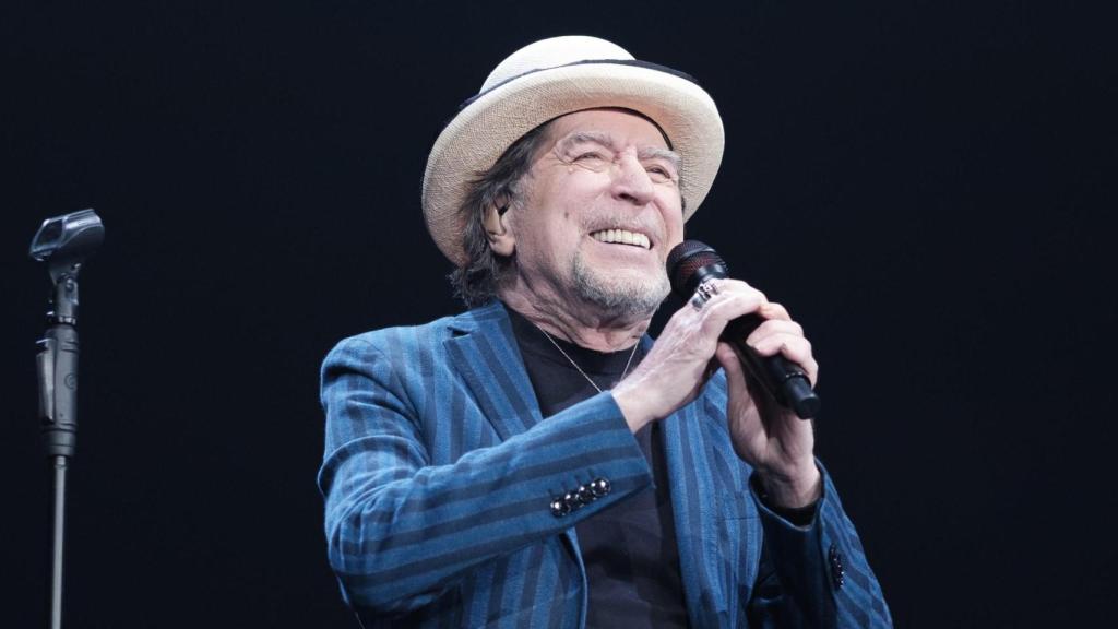 Joaquín Sabina en un concierto.