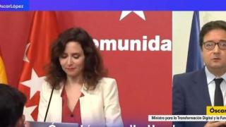 El ministro de Transformación Digital y Función Pública, Óscar López, este lunes en TVE.