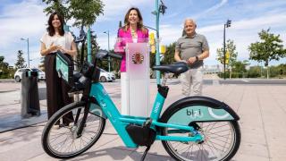 Las nuevas Bizis eléctricas de Zaragoza.