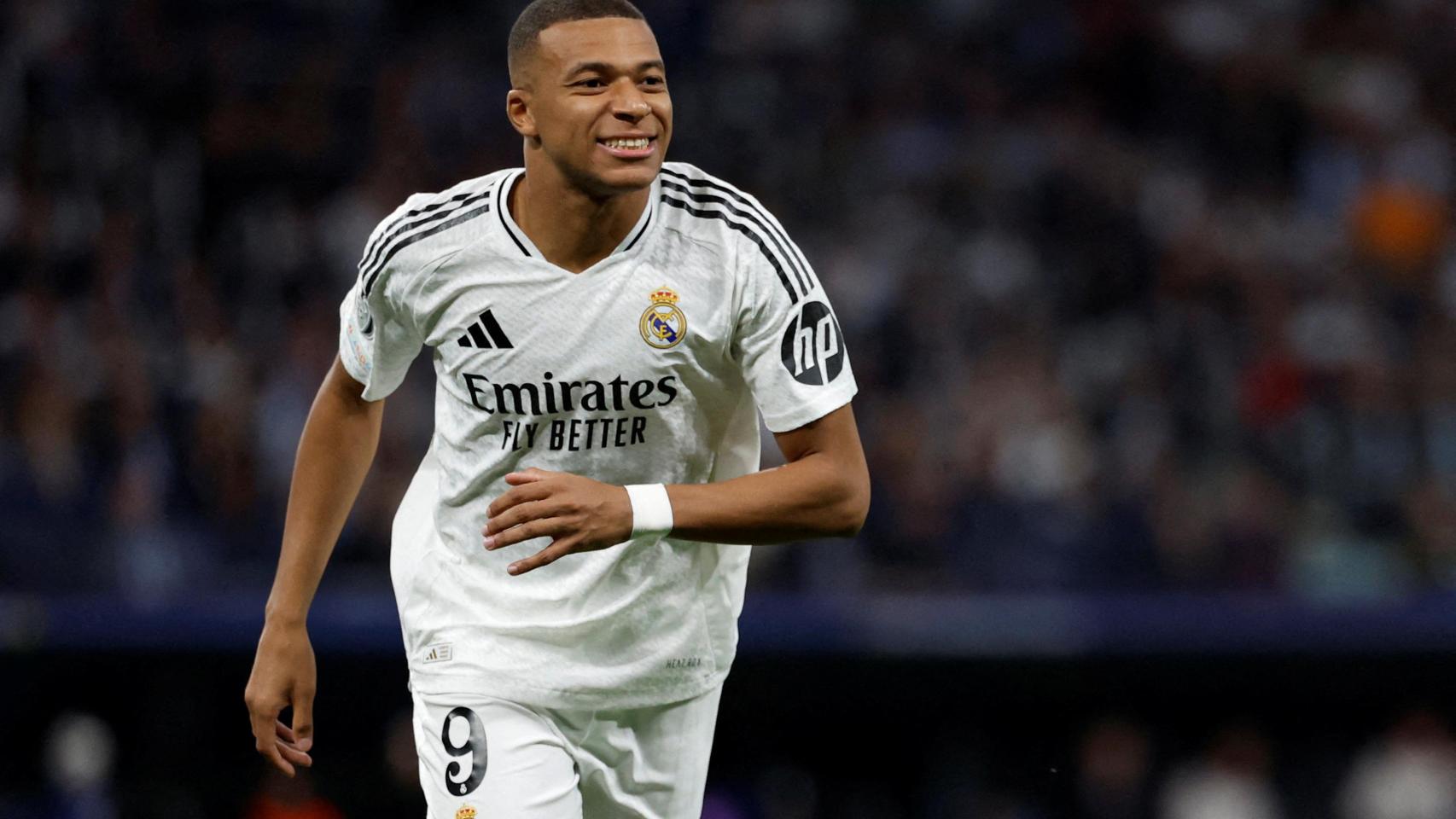 Mbappé, con el Real Madrid