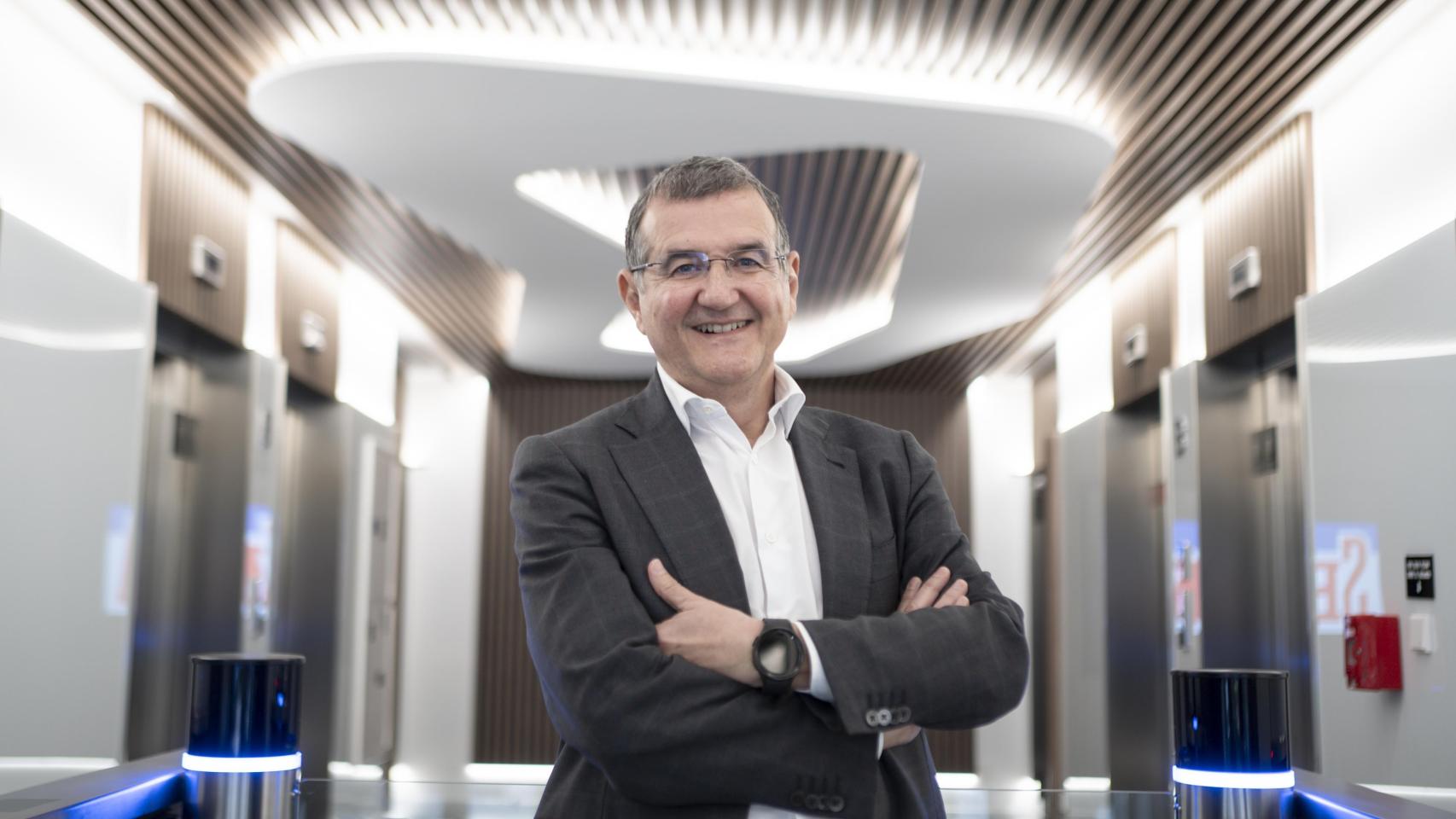 Francisco Hortigüela, presidente de Ametic, en la redacción de DISRUPTORES - EL ESPAÑOL.