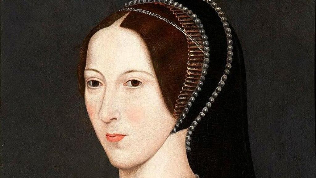 Retrato de Ana Bolena, esposa de Enrique VIII.