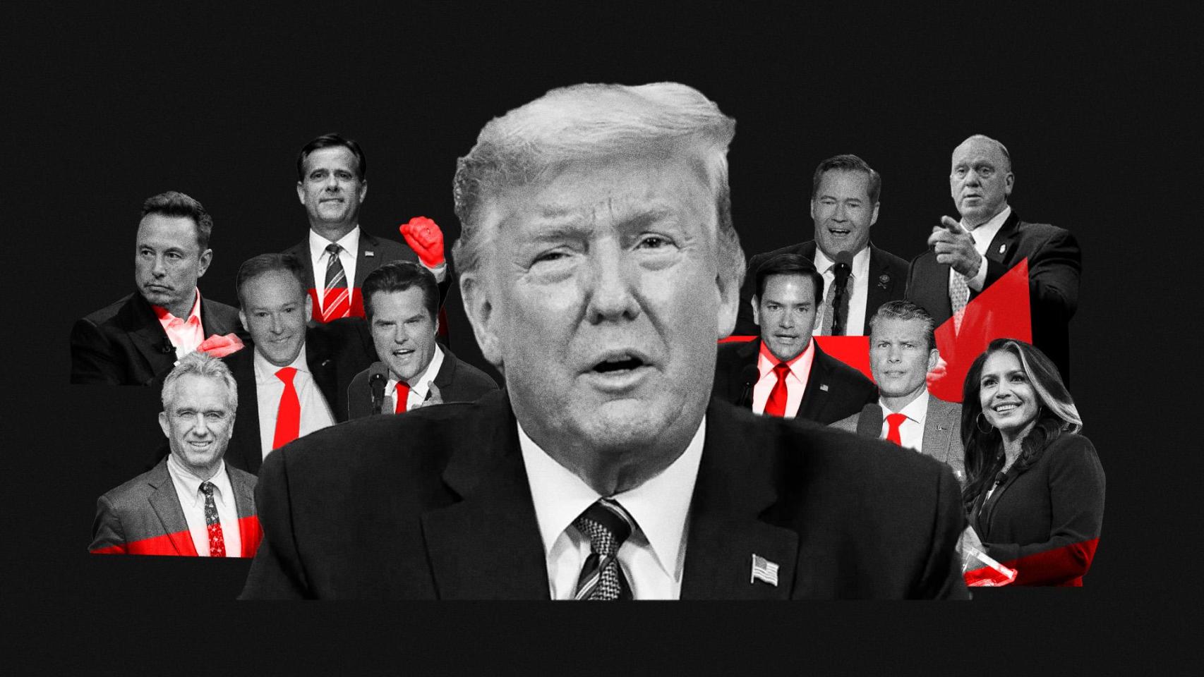 Donald Trump y su gabinete. Rodrigo Mínguez