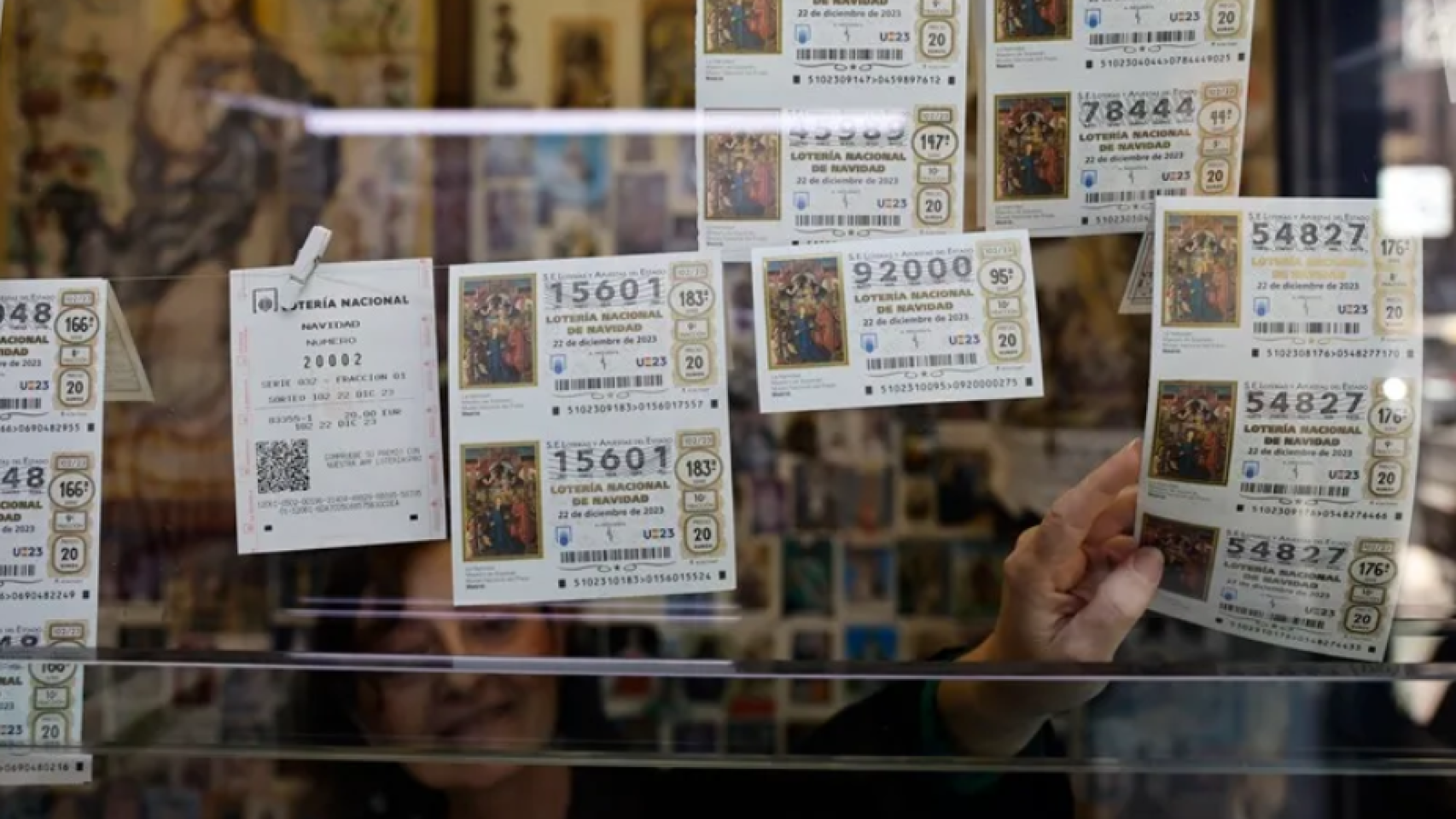 Imagen de archivo de una administración de lotería