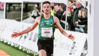 Aarón Las Heras, en la San Silvestre Vallecana.