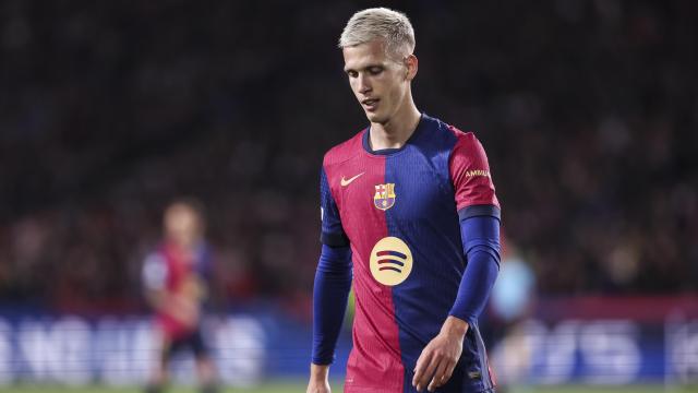 Dani Olmo, con el FC Barcelona