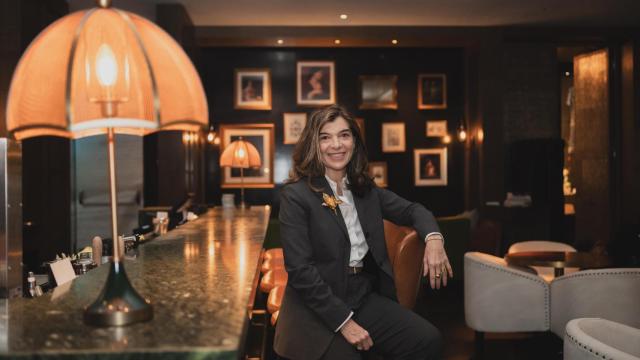 Xandra Falcó, presidenta del Círculo Fortuny, en el hotel Rosewood Villa Magna.