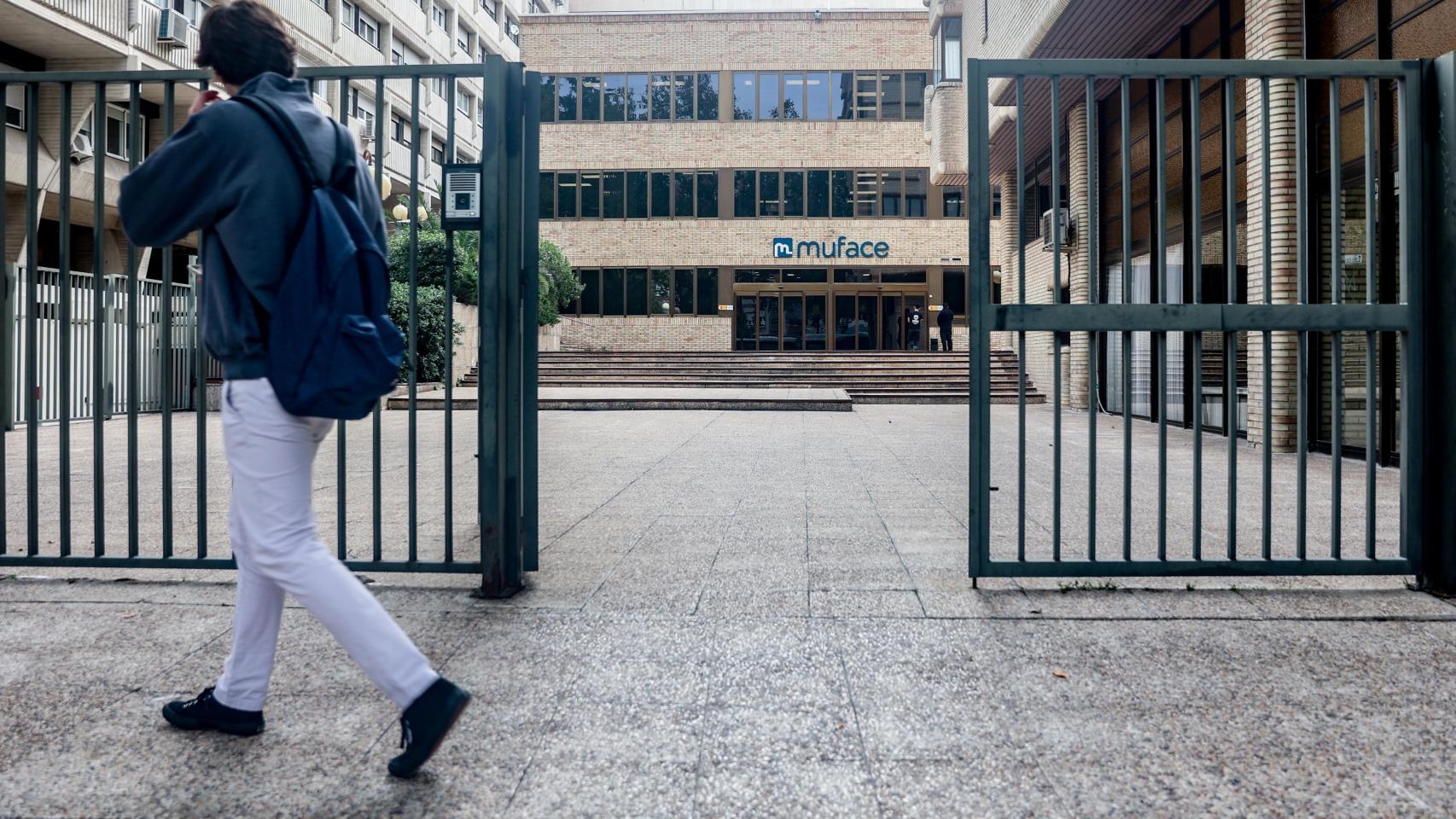 Un edificio de Muface, en Madrid.
