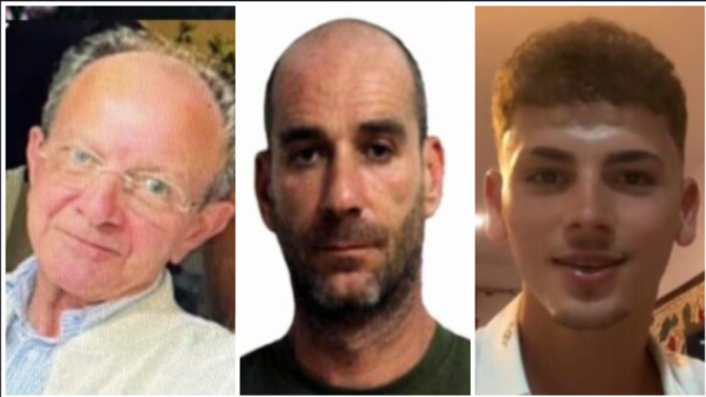 Los tres fugitivos arrestados por la Policía.