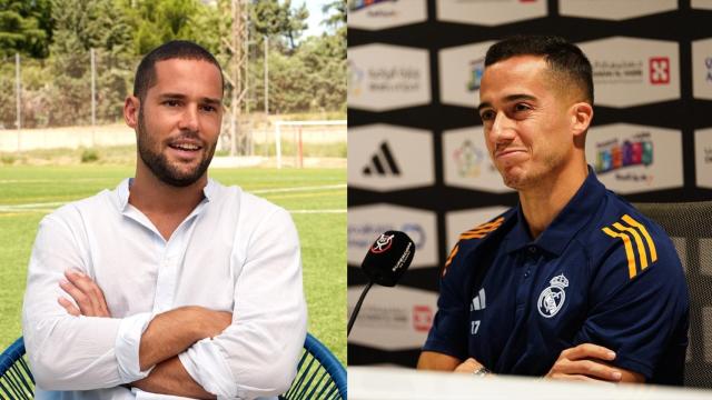 El exfutbolista y analista Mario Suárez, y el capitán del Real Madrid, Lucas Vázquez.