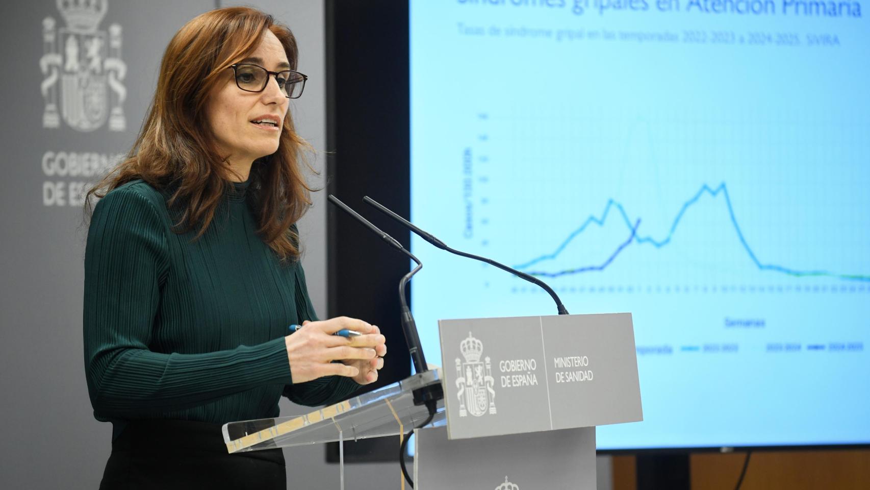 Mónica García, ministra de Sanidad.