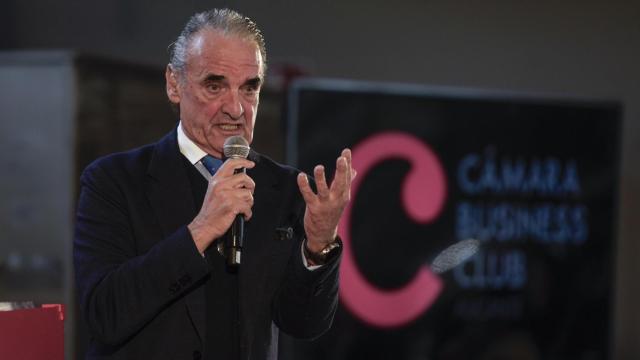 El exbanquero Mario Conde en el Cámara Business Club de Alicante.