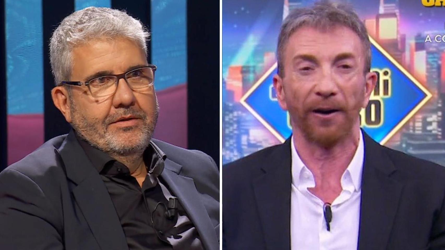 Florentino Fernández y Pablo Motos, en un fotomontaje de BLUPER