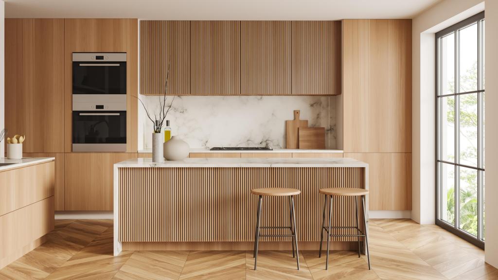 Una casa prefabricada por dentro.