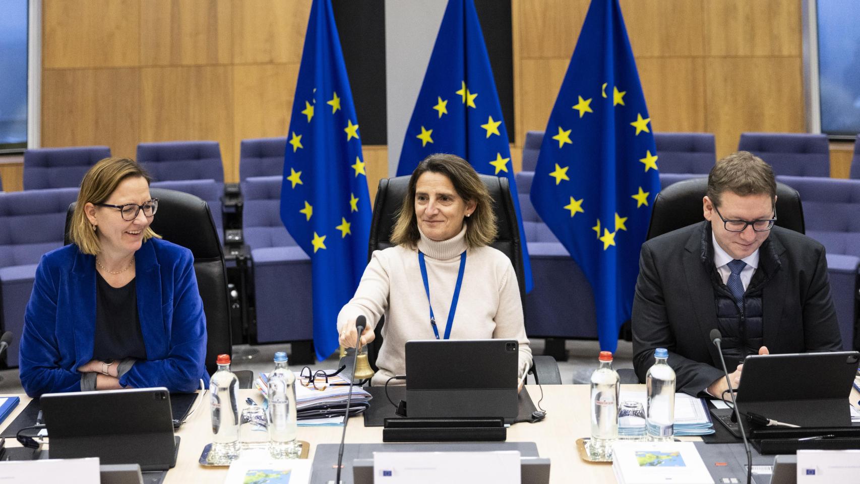 Teresa Ribera presidió el 15 de enero la primera reunión de la Comisión de 2025 por enfermedad de Ursula von der Leyen