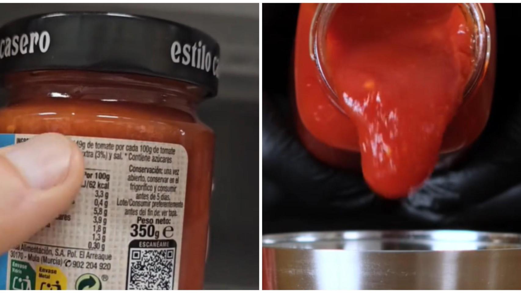 Un dietista revela cuál es el mejor tomate frito de supermercado.