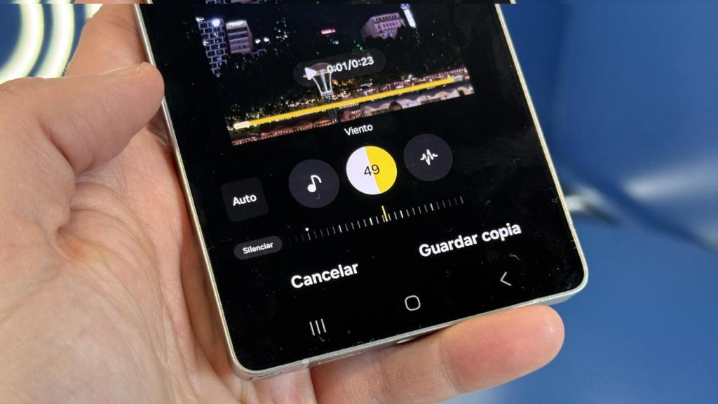 Editor de audio en One UI 8