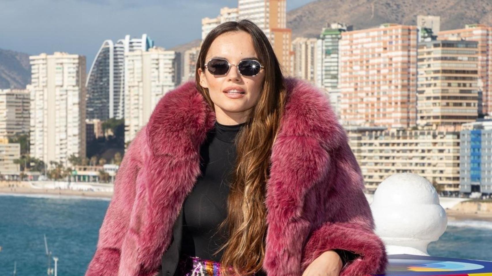 Melody, en una rueda de prensa antes de actuar en el Benidorm Fest 2025.