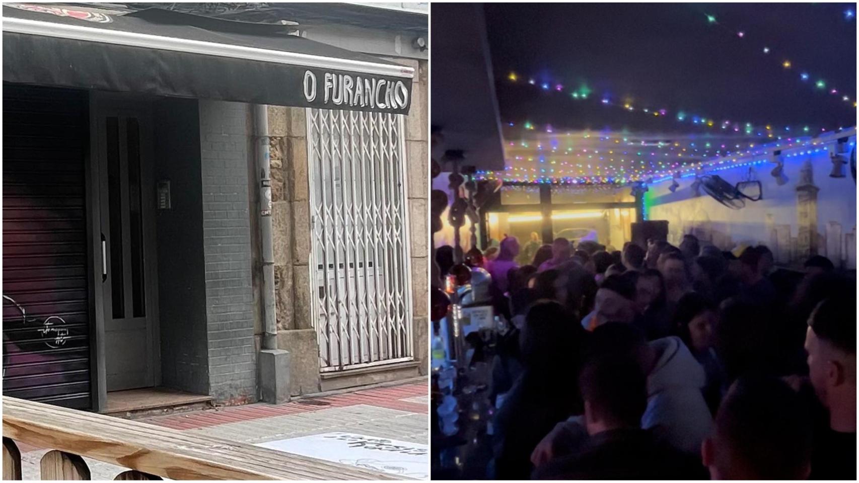 Hasta luego de O Furancho de la calle San Juan de A Coruña.