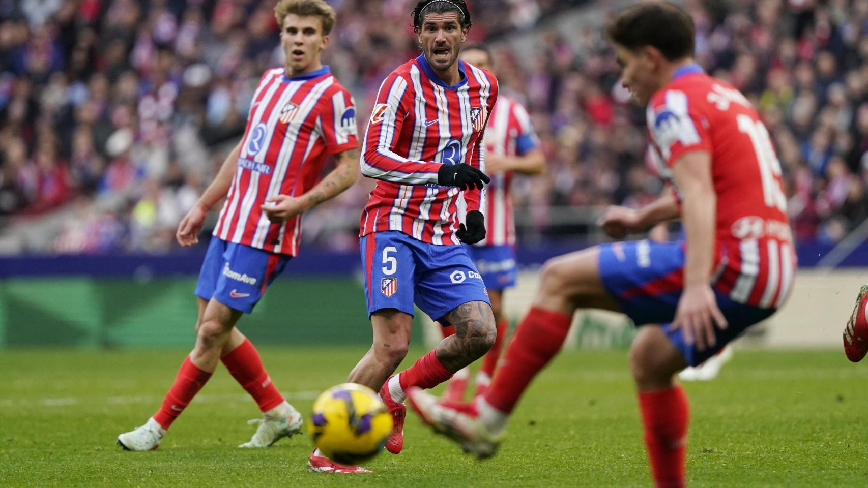 Rodrigo de Paul, con el Atlético de Madrid