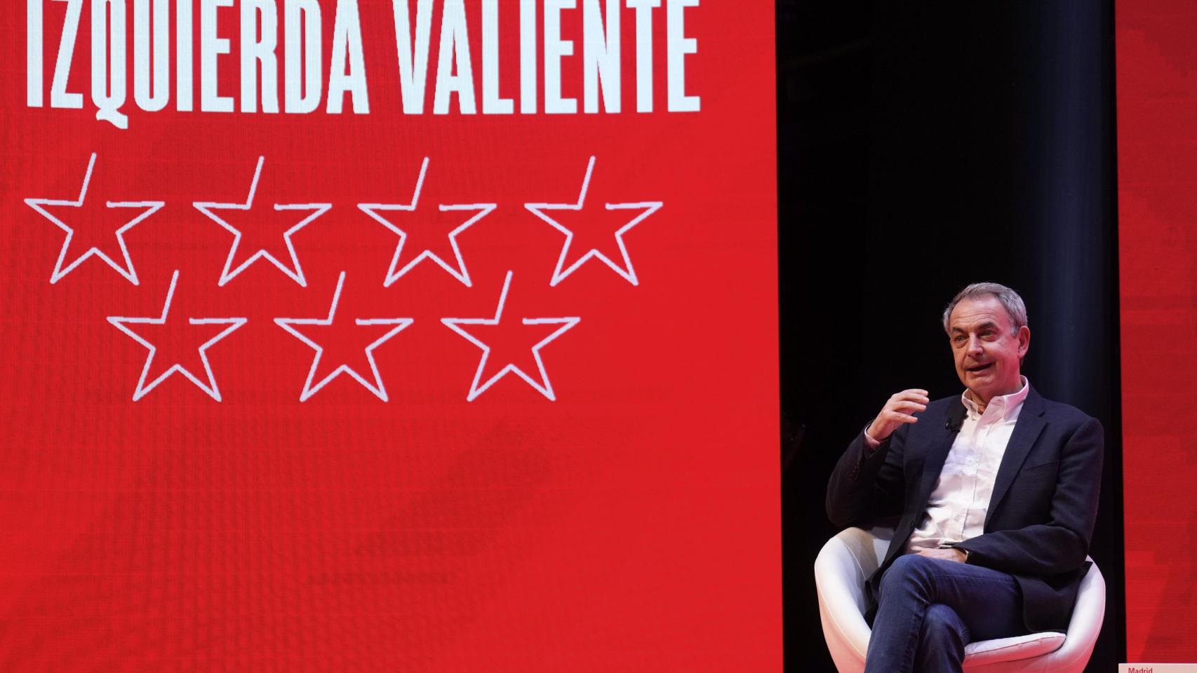 José Luis Rodríguez Zapatero, en el congreso de los socialistas madrileños, el pasado 1 de febrero.