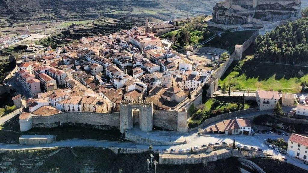 Vista desde las alturas de Morella. Cases de Morella