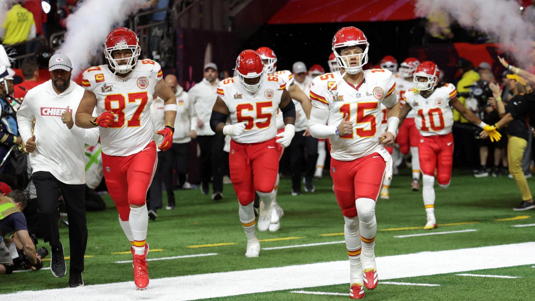 Kansas City Chiefs saltan al Caesars Superdome para el Super Bowl LIX