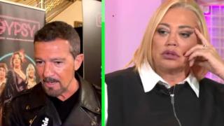 Belén Esteban y Antonio Banderas en 'Ni que fuéramos Shhh'.