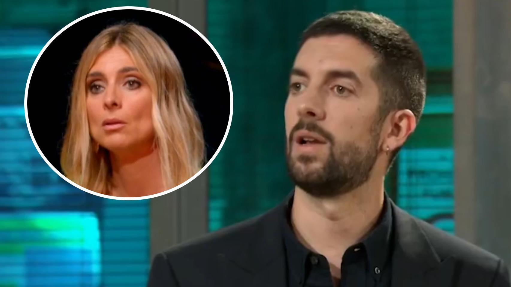 David Broncano y Sandra Barneda en un fotomontaje realizado por BLUPER.