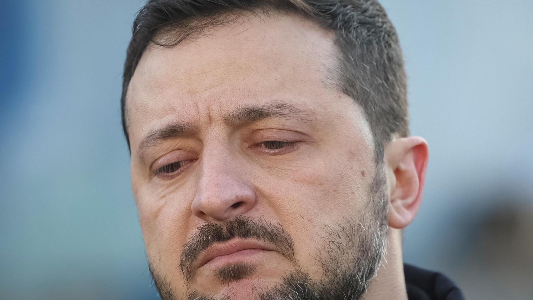 El presidente ucraniano, Volodímir Zelenski, visita la central nuclear de Khmelnytskyi este jueves.