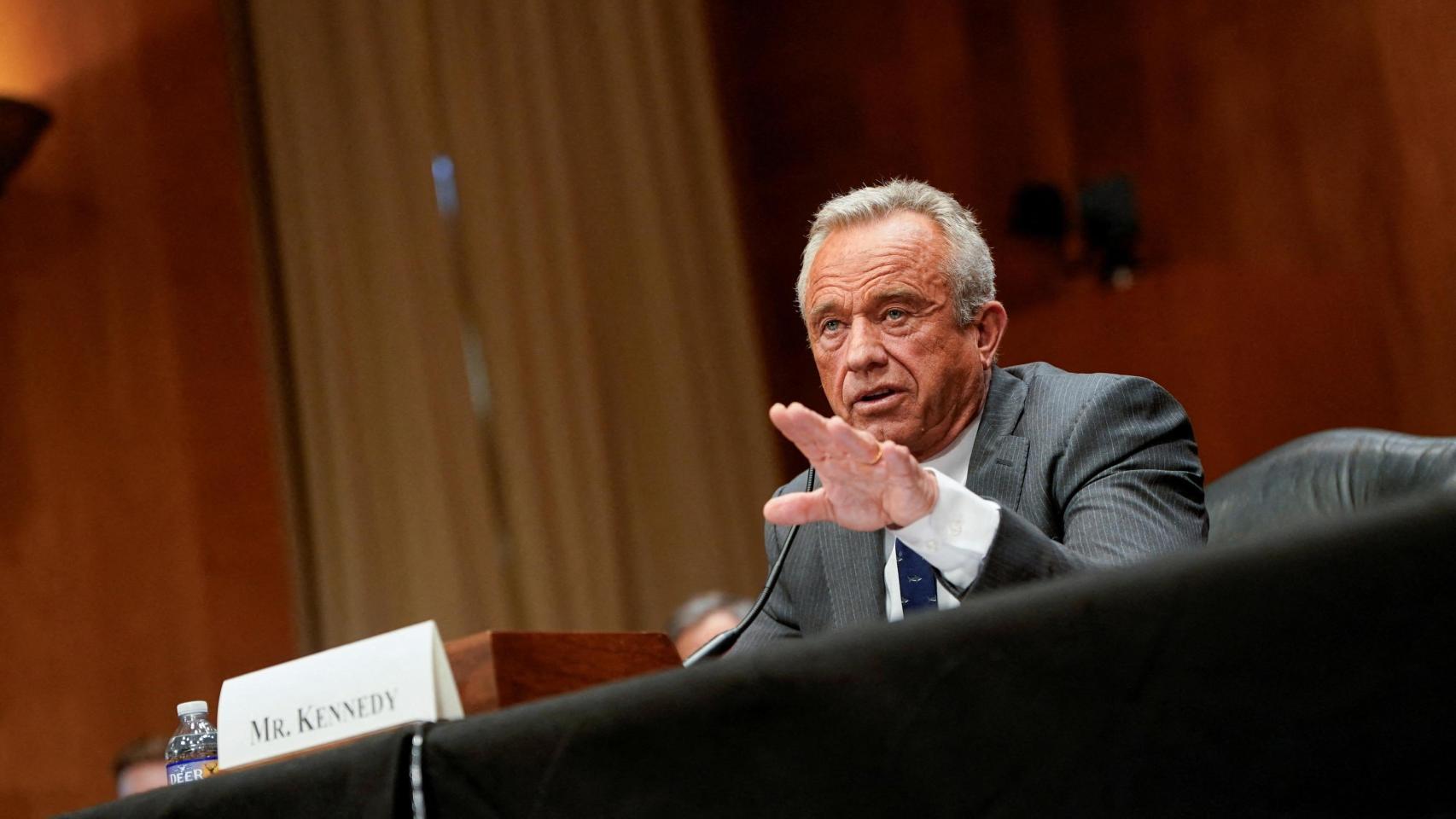 Robert F. Kennedy Jr., durante la audiencia de confirmación en el Capitolio, el pasado enero.