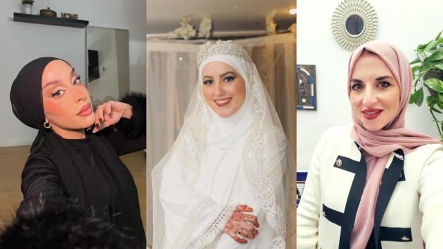 De izquierda a derecha, Paula Lebrón, Jésica Sánchez y María Bermudo.