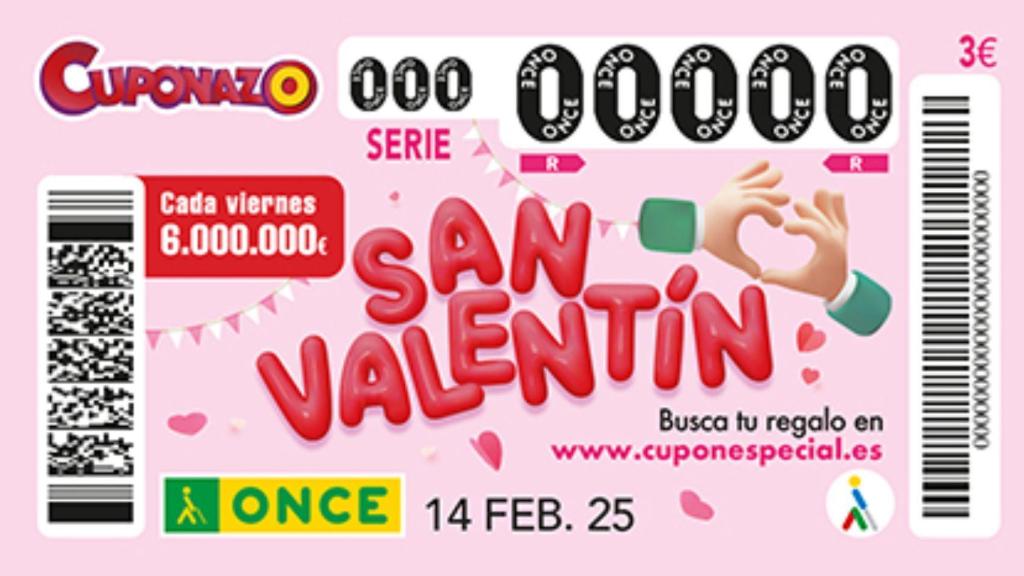 Cuponazo San Valentín de la ONCE
