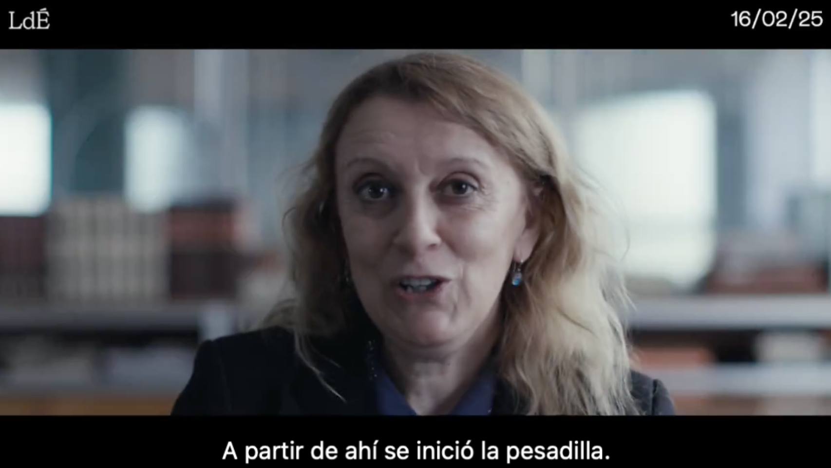 Una familiar de una de las fallecidas durante la pandemia, en 'Lo de Évole'.