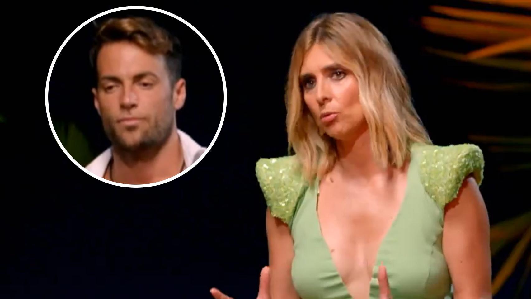 Sandra Barneda y José Carlos Montoya en un fotomontaje hecho por BLUPER.